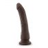 Dr. Skin 20,5 cm realistinen dildo imukupilla - ruskea