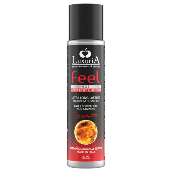 LuxuriA Feel Hot - hřejivý lubrikační gel (60 ml)