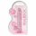 REALROCK - läpikuultava realistinen dildo - pinkki (17cm)