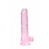 REALROCK - pinkki realistinen dildo (19 cm)