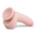 Easytoys - dildo s přísavkou, s varlaty (20 cm) - tělová barva