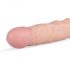 Realistinen Scott-dildo - 25 cm (luonnollinen)