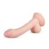 Realistinen Vince - aidontuntuinen esinahkainen dildo - 19,5 cm (luonnollinen)