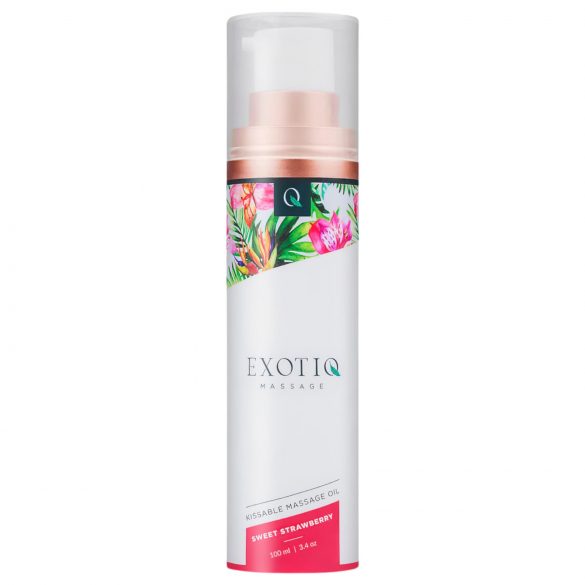 Exotiq - Tuoksuva hierontaöljy - Mansikka (100ml)