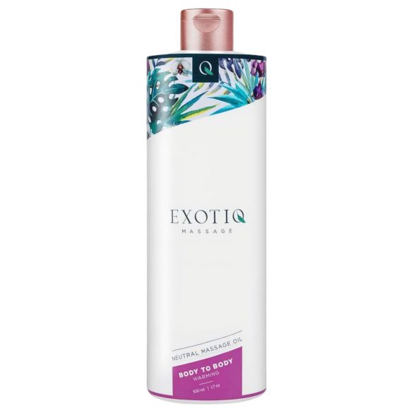 Exotiq Body To Body - lämmittävä hierontaöljy (500ml)