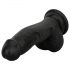 Easytoys - Aidon tuntuinen dildo 12 cm (musta)