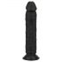 Easytoys - aidon tuntuinen dildo - 22,5 cm (musta)