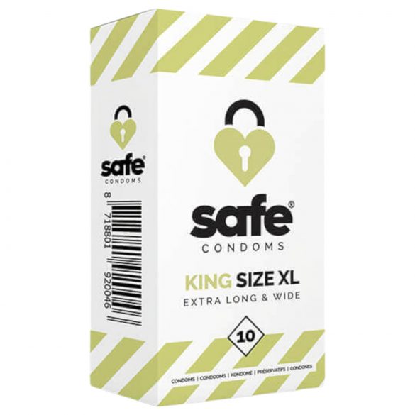 SAFE King Size XL - ekstra iso kondomi (10kpl)