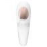 Satisfyer Pro 4 Couples - ladattava parivibraattori (valkoinen)