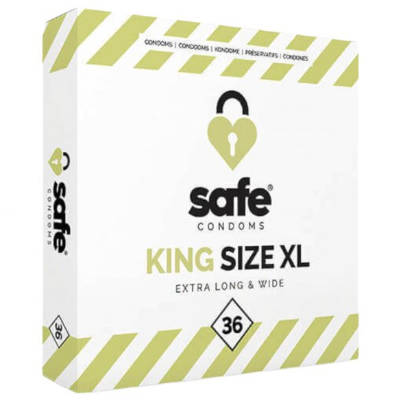 SAFE King Size XL - ekstra iso kondomi (36 kpl)