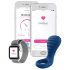 OHMIBOD Bluemotion Nex 3 - chytrý, akumulátorový vibrační kroužek na penis (modrý)